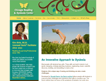 Tablet Screenshot of dyslexiachicago.com